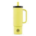 24 Bottles Straw Cup Isoliert Citrus