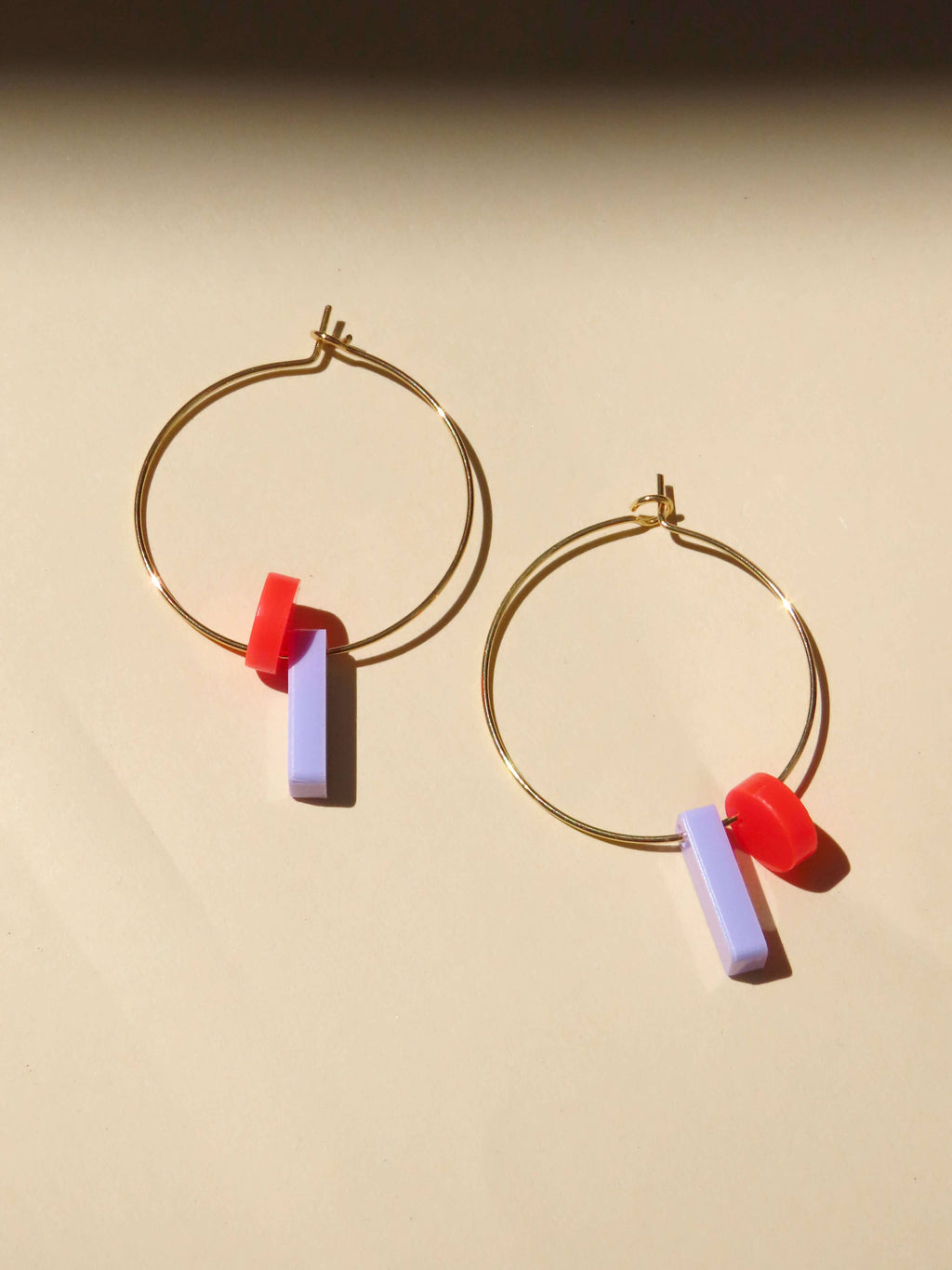 Niemalsmehrohne Ohrringe Dots mit Stick Hoops