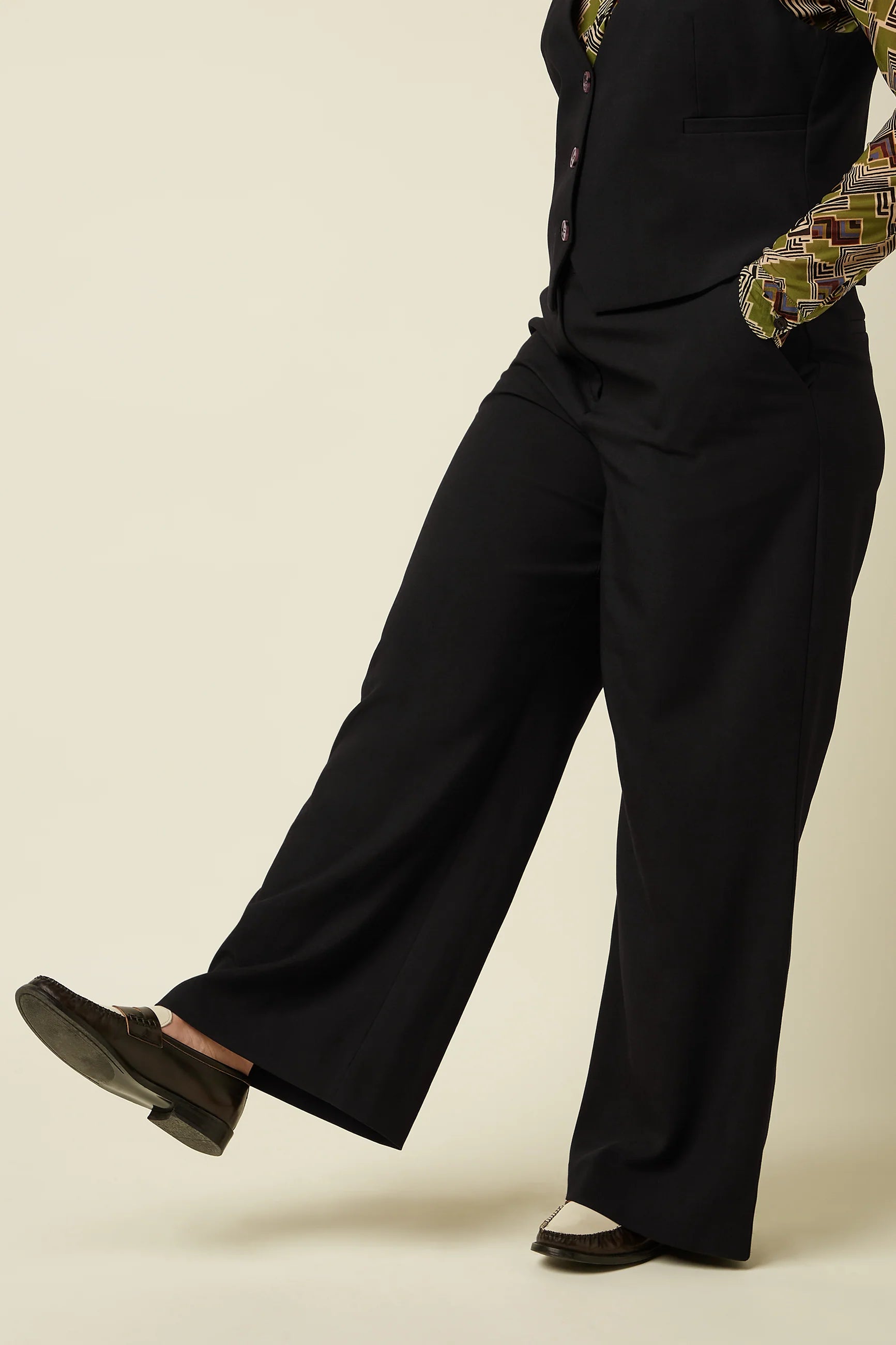 Kinglouie Federica Pants Marple black