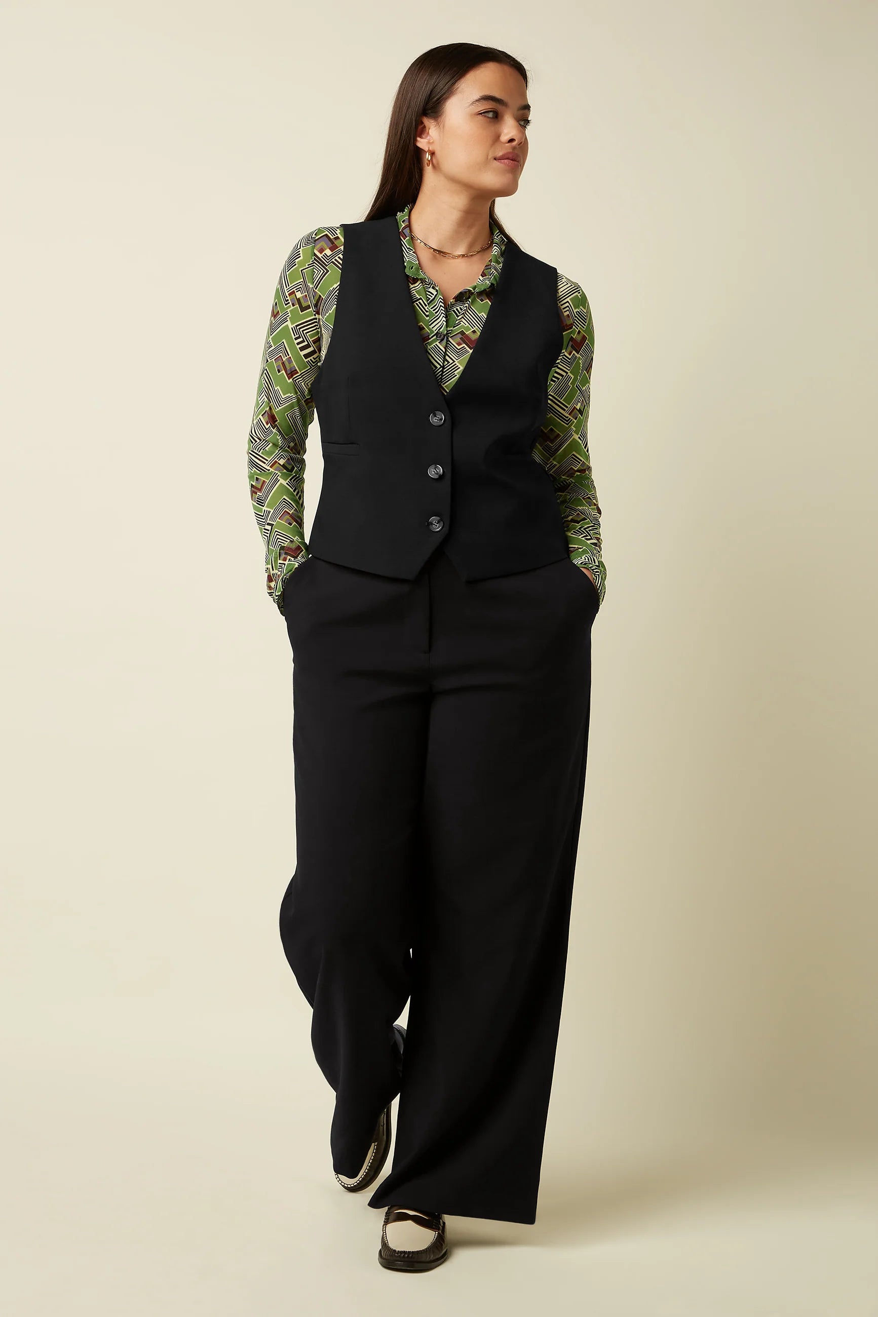 Kinglouie Federica Pants Marple black