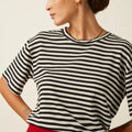 Kinglouie Top Boxy Chopito Stripe