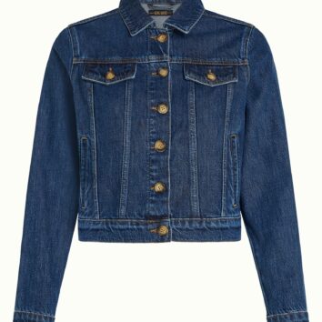 Kinglouie Jacke Janey Cropped Playa Denim