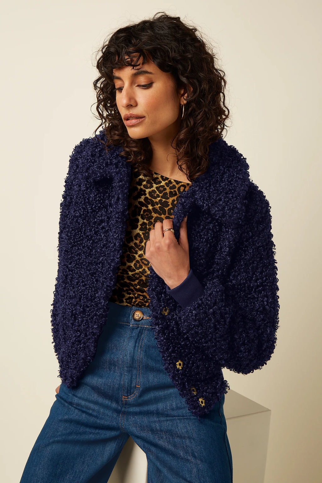 Kinglouie Isa Jacket Basil Fur