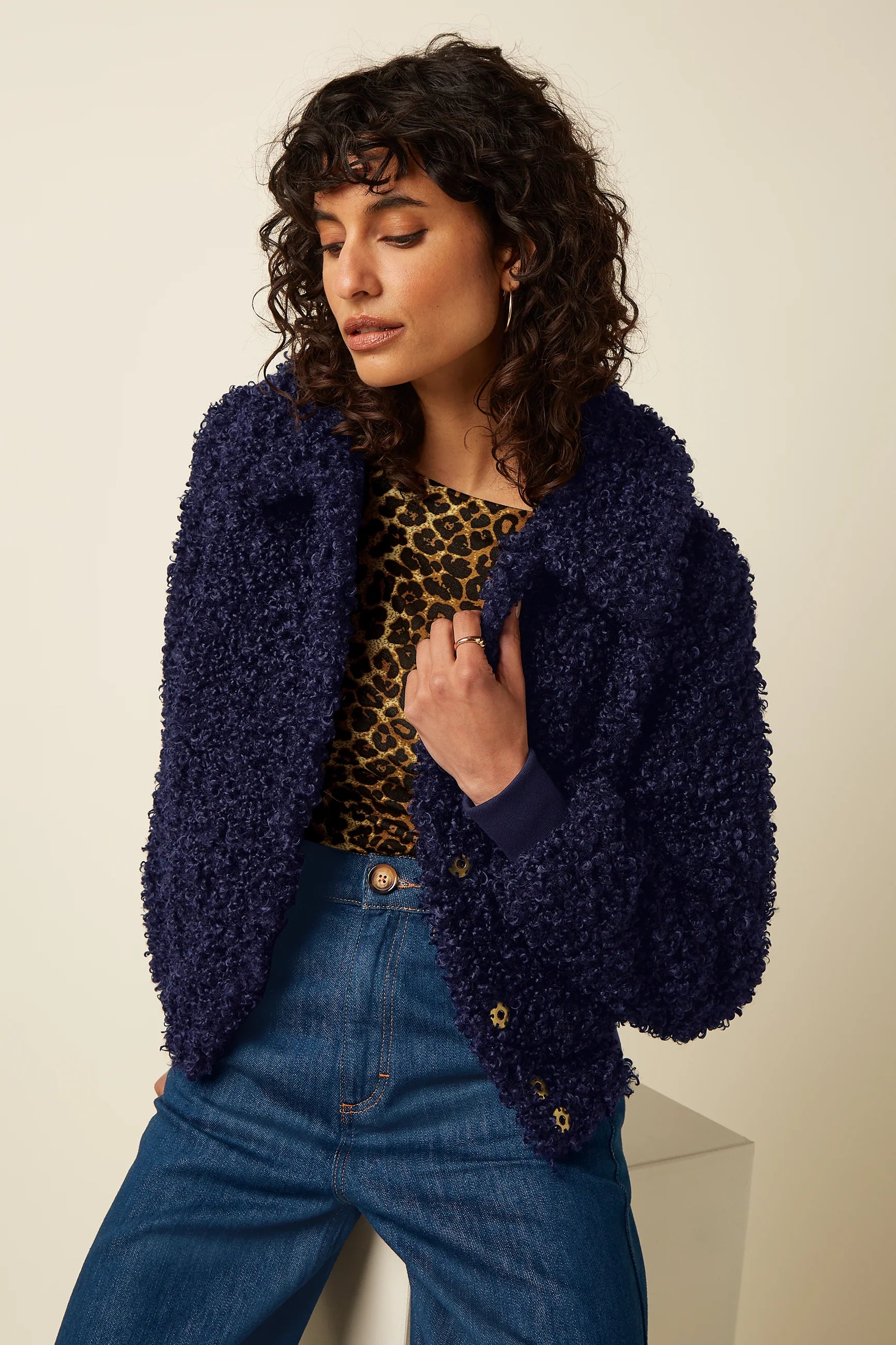 Kinglouie Isa Jacket Basil Fur