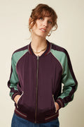Kinglouie Bomber Jacket Dusk Satin