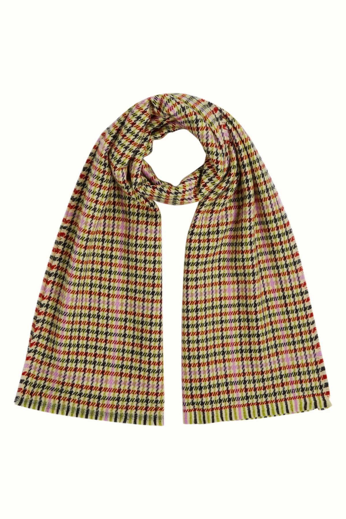 Kinglouie Schal Houndstooth braun