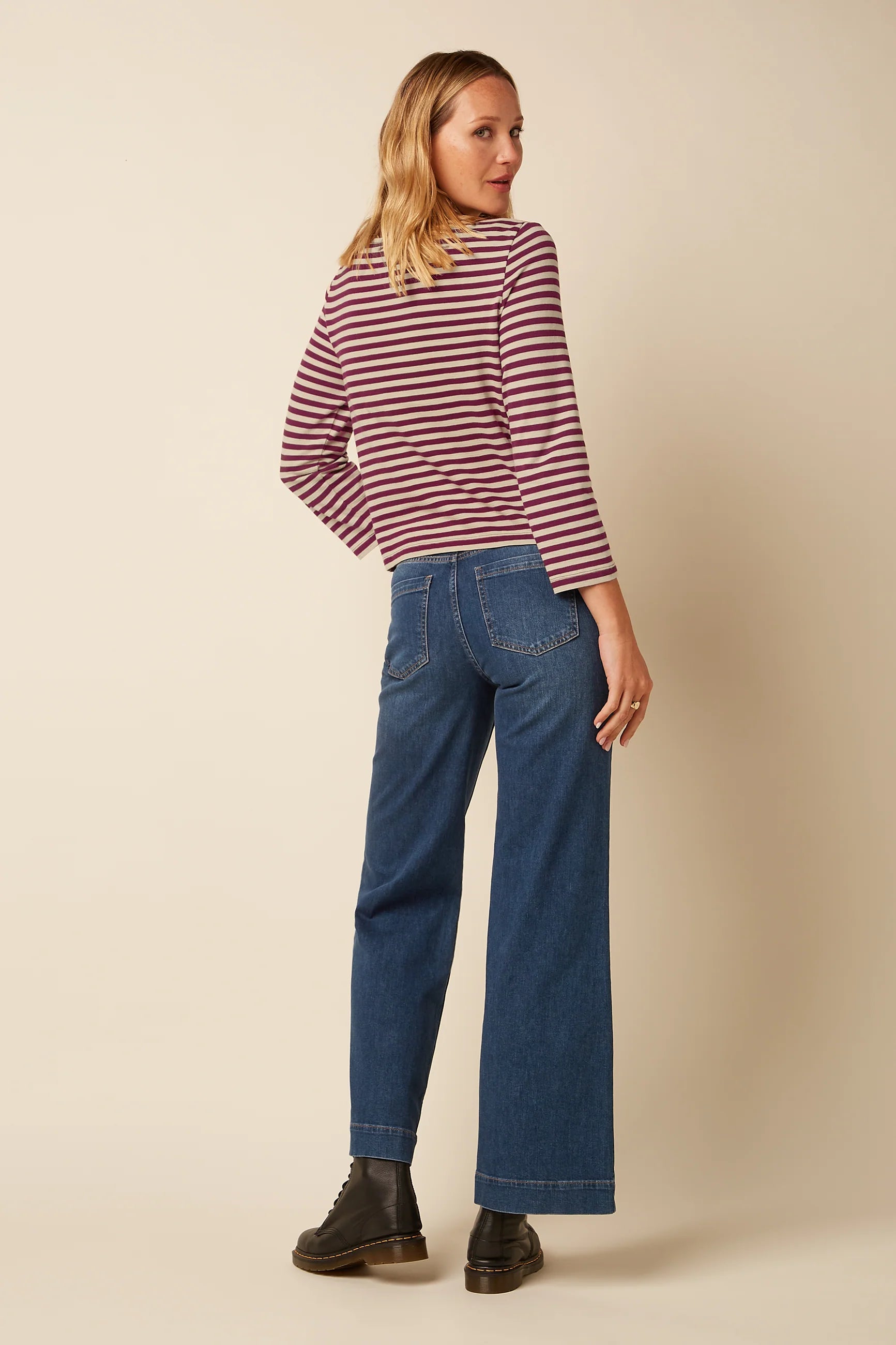KINGLOUIE Paige Pants Petite Onyx Denim