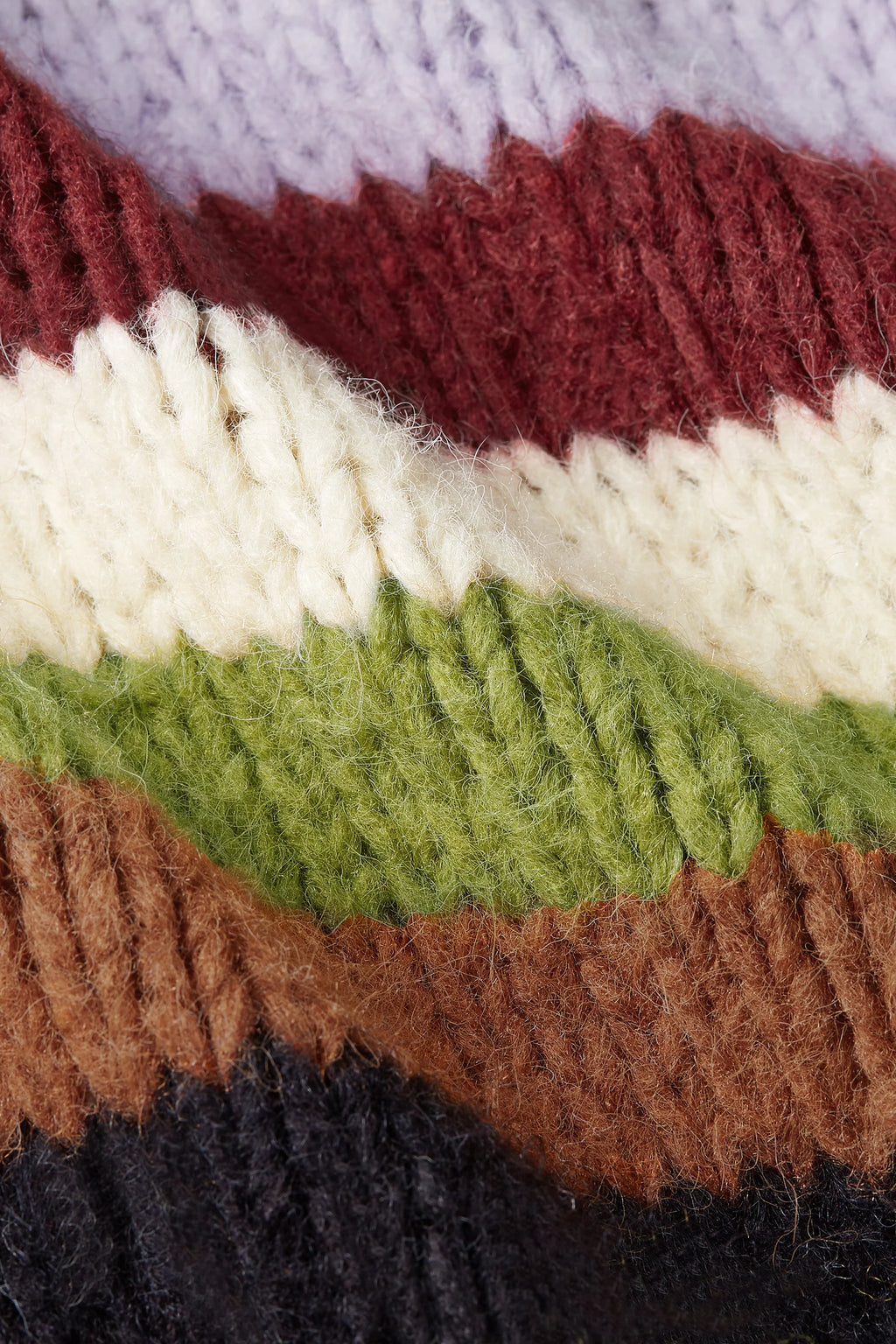 Kinglouie Cardi Oversize Campo Knit Stripe