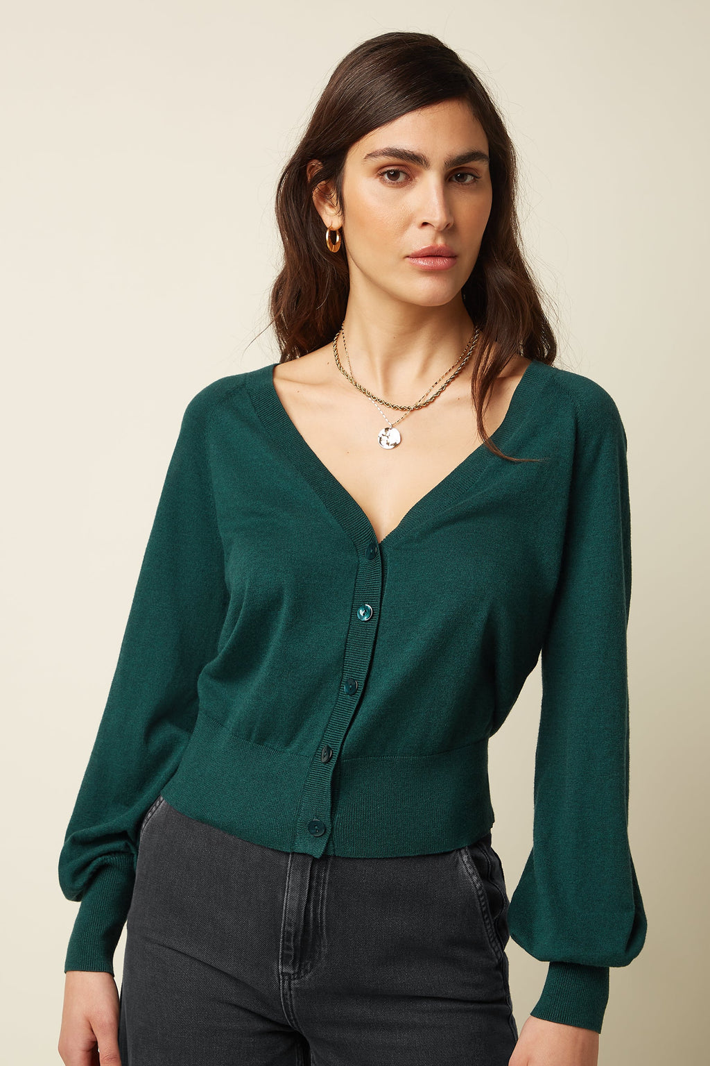 Kinglouie Cardi V Raglan Cocoon