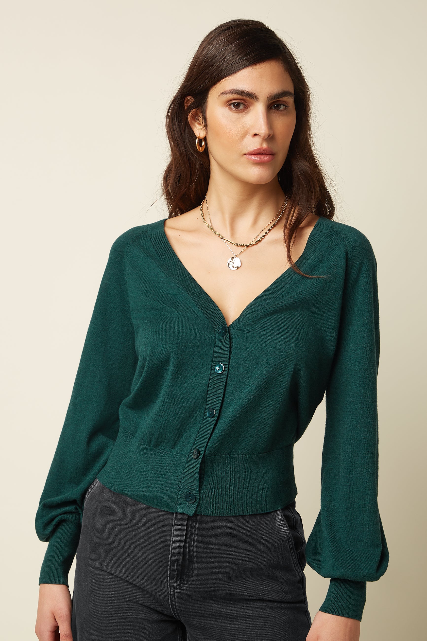 Kinglouie Cardi V Raglan Cocoon