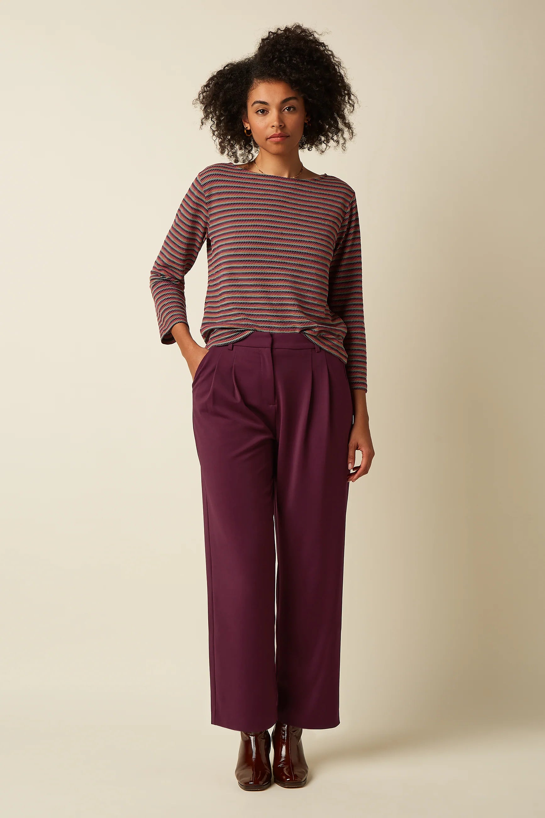 KINGLOUIE Boatneck Top Beebop