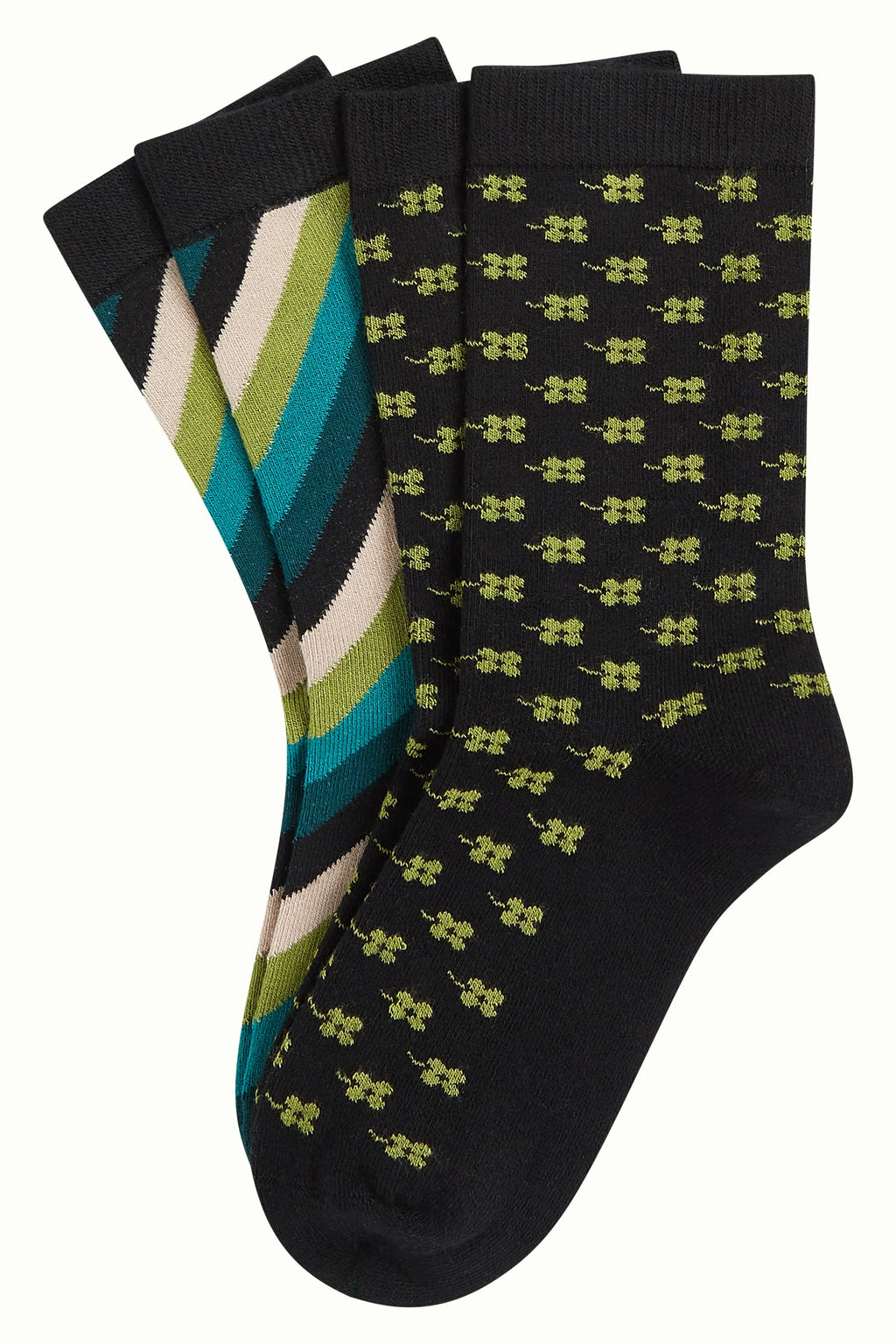 Kinglouie 2-Pack Socken Cliff grün