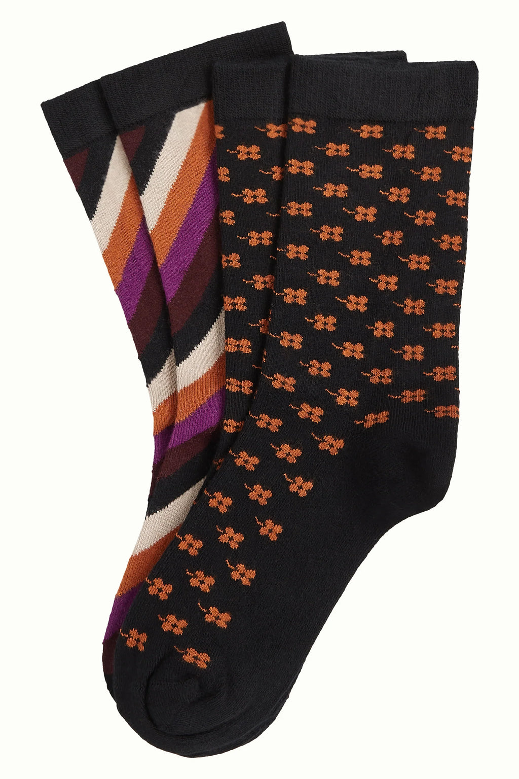 Kinglouie 2-Pack Socken Cliff braun