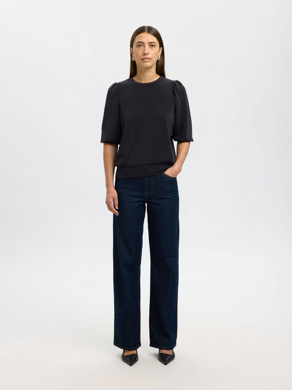 SELECTED FEMME Shirt Tenny Black
