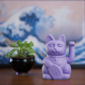 DONKEY PRODUCTS Winkekatze Lila