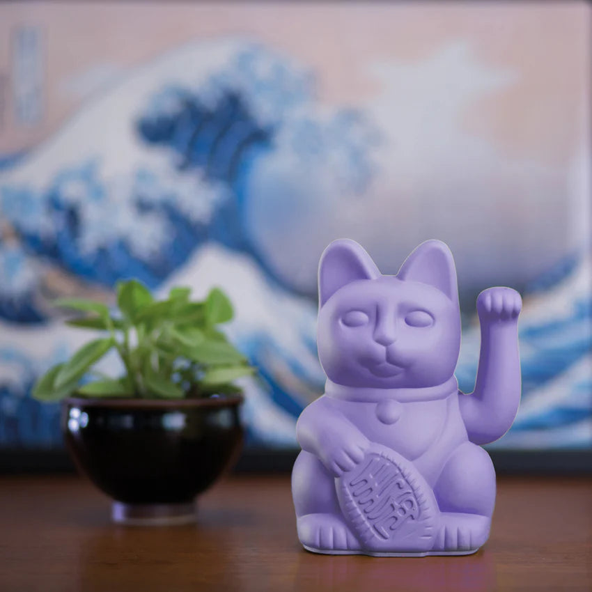 DONKEY PRODUCTS Winkekatze Lila