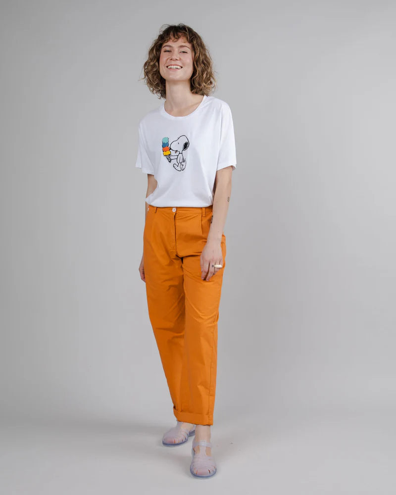 BRAVA Peanuts Icecream Oversize T-Shirt Weiß