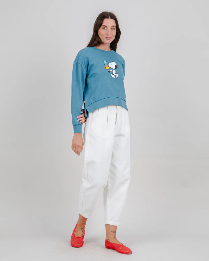 BRAVA Peanuts Icecream Sweatshirt Blau