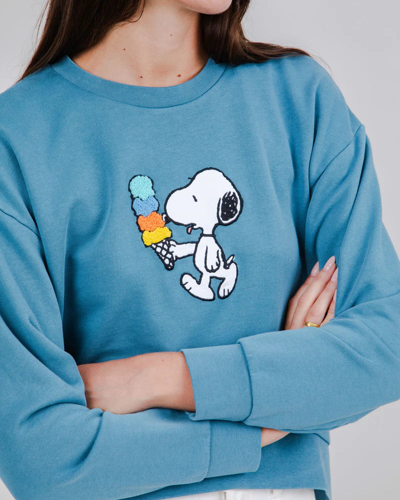 BRAVA Peanuts Icecream Sweatshirt Blau
