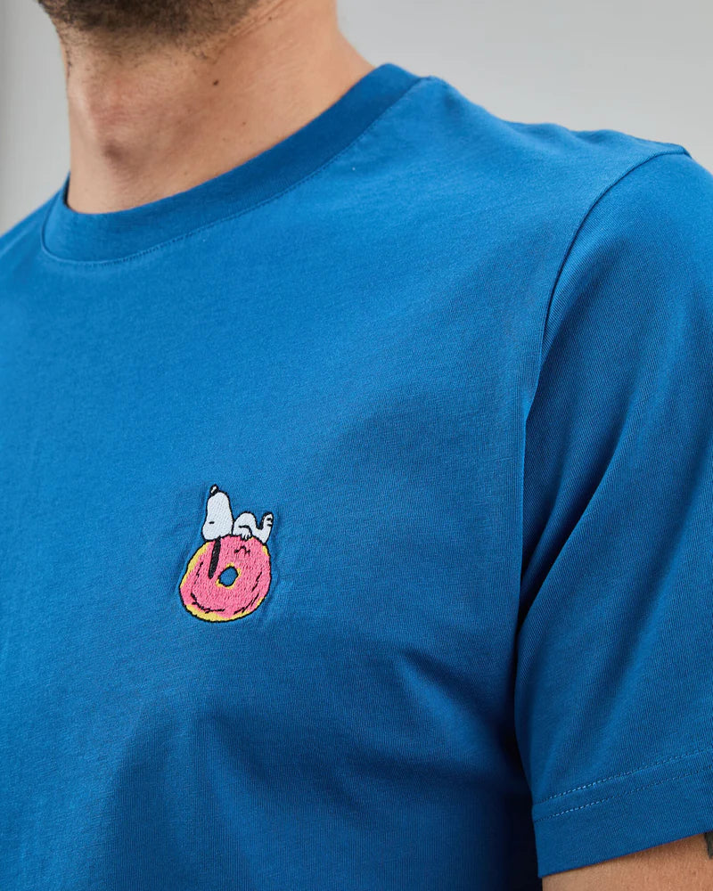 BRAVA Peanuts Donuts T-Shirt Blau