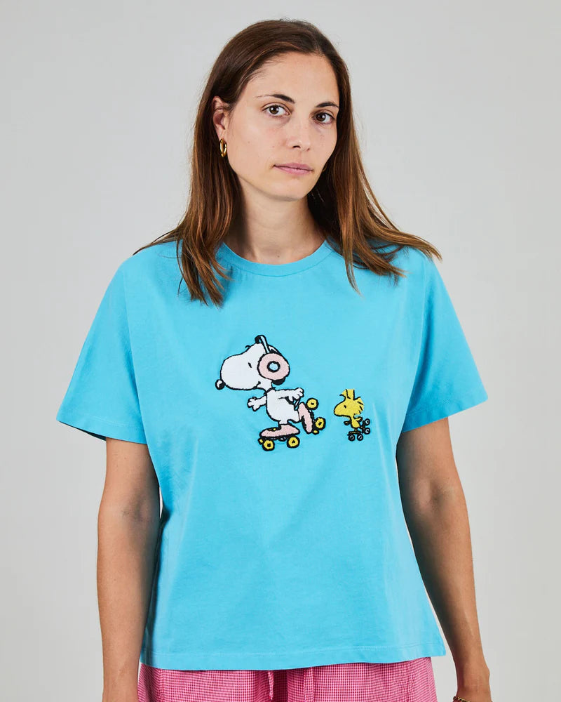 BRAVA Peanuts Roller Oversize T-Shirt Blau