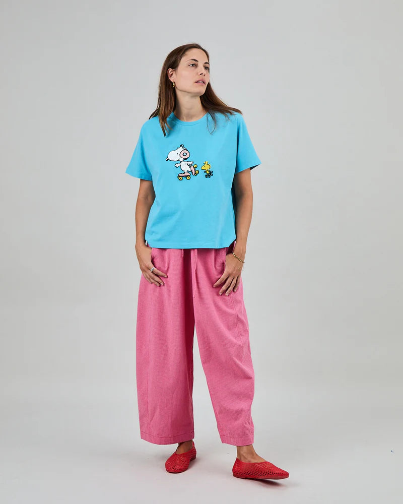 BRAVA Peanuts Roller Oversize T-Shirt Blau