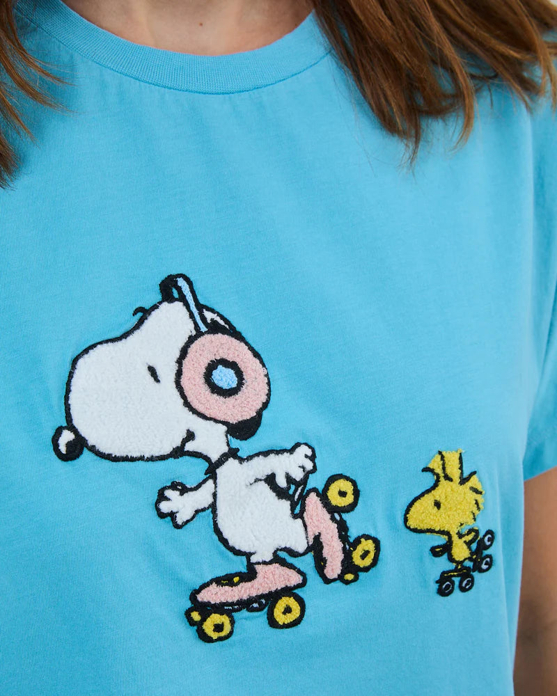 BRAVA Peanuts Roller Oversize T-Shirt Blau