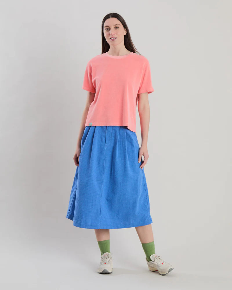 BRAVA Terry oversize T-Shirt Pfirsich