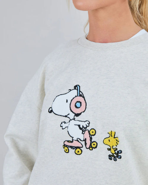 BRAVA Peanuts Roller Sweatshirt Ecru