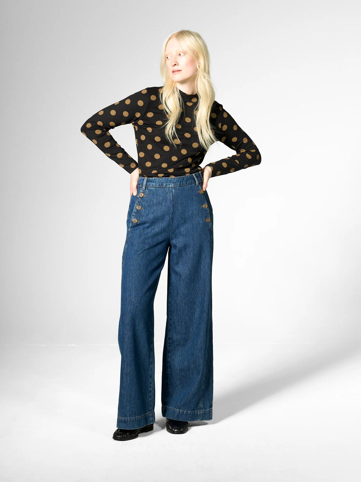 Mademoiselle Yeye Shirt Roll with it Turtelneck