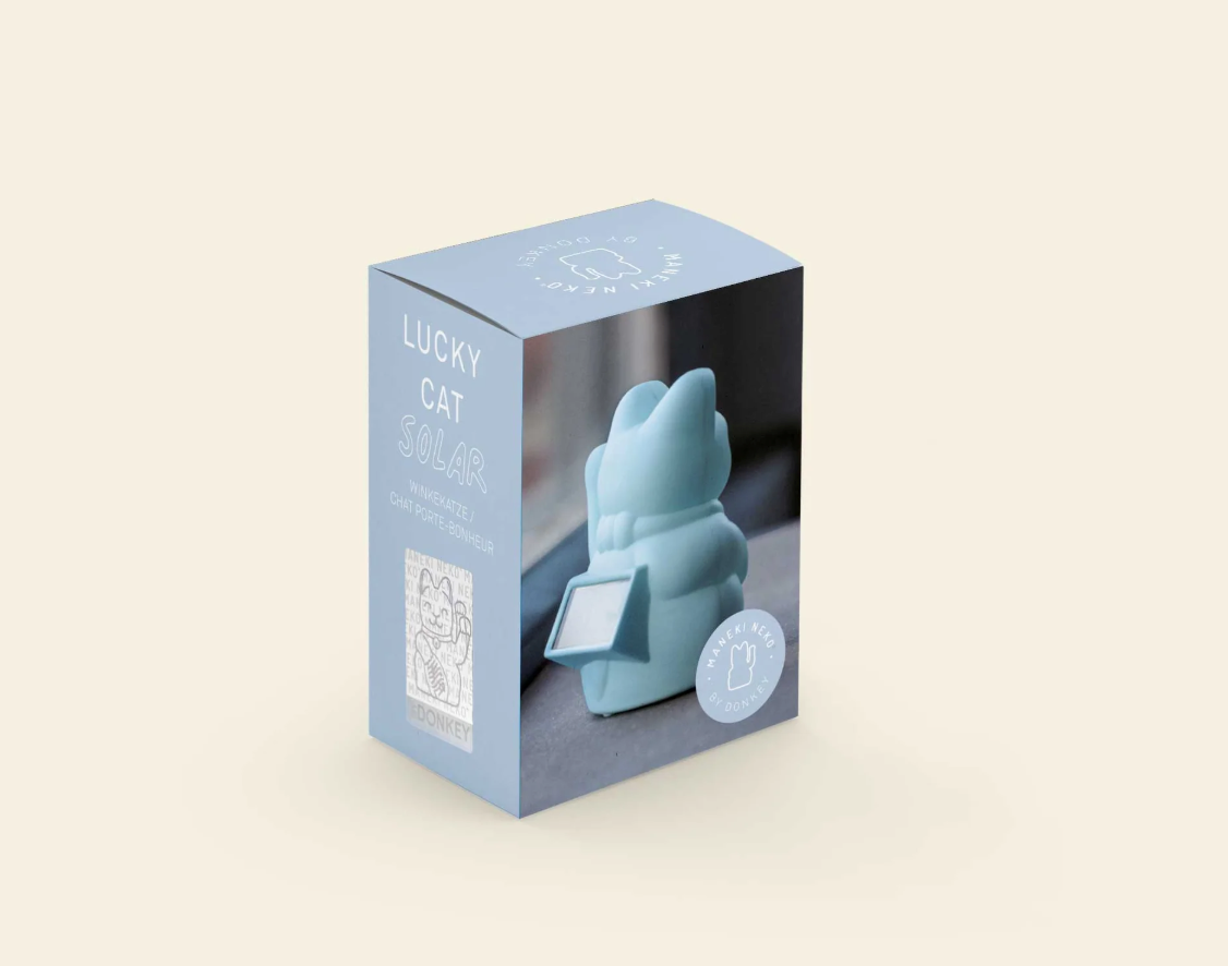 DONKEY Winkekatze Solar Blau