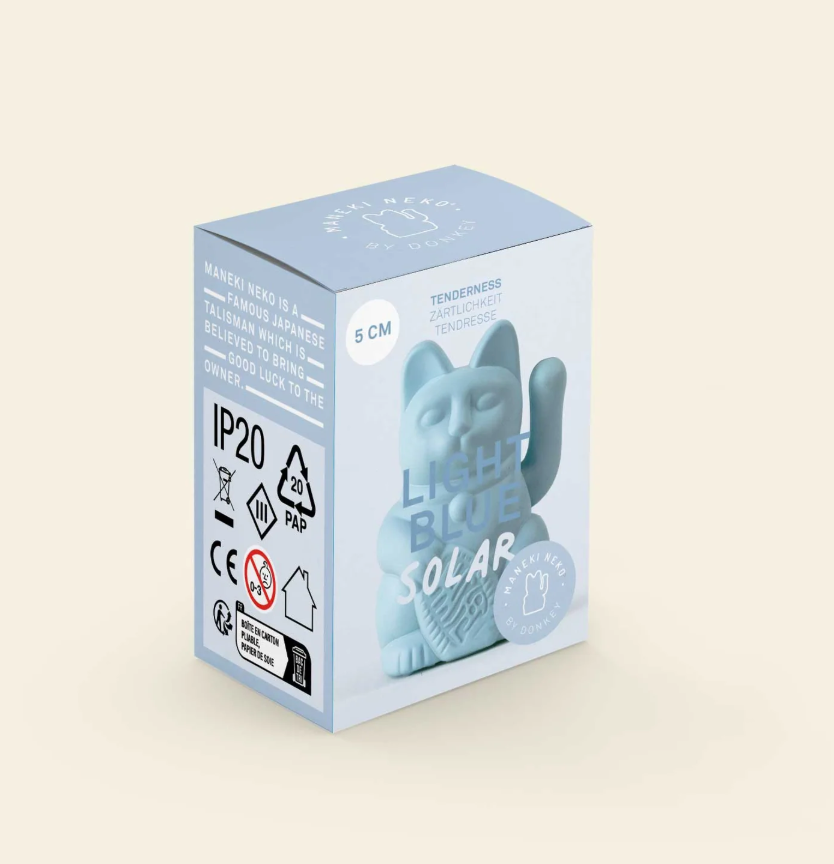 DONKEY Winkekatze Solar Blau