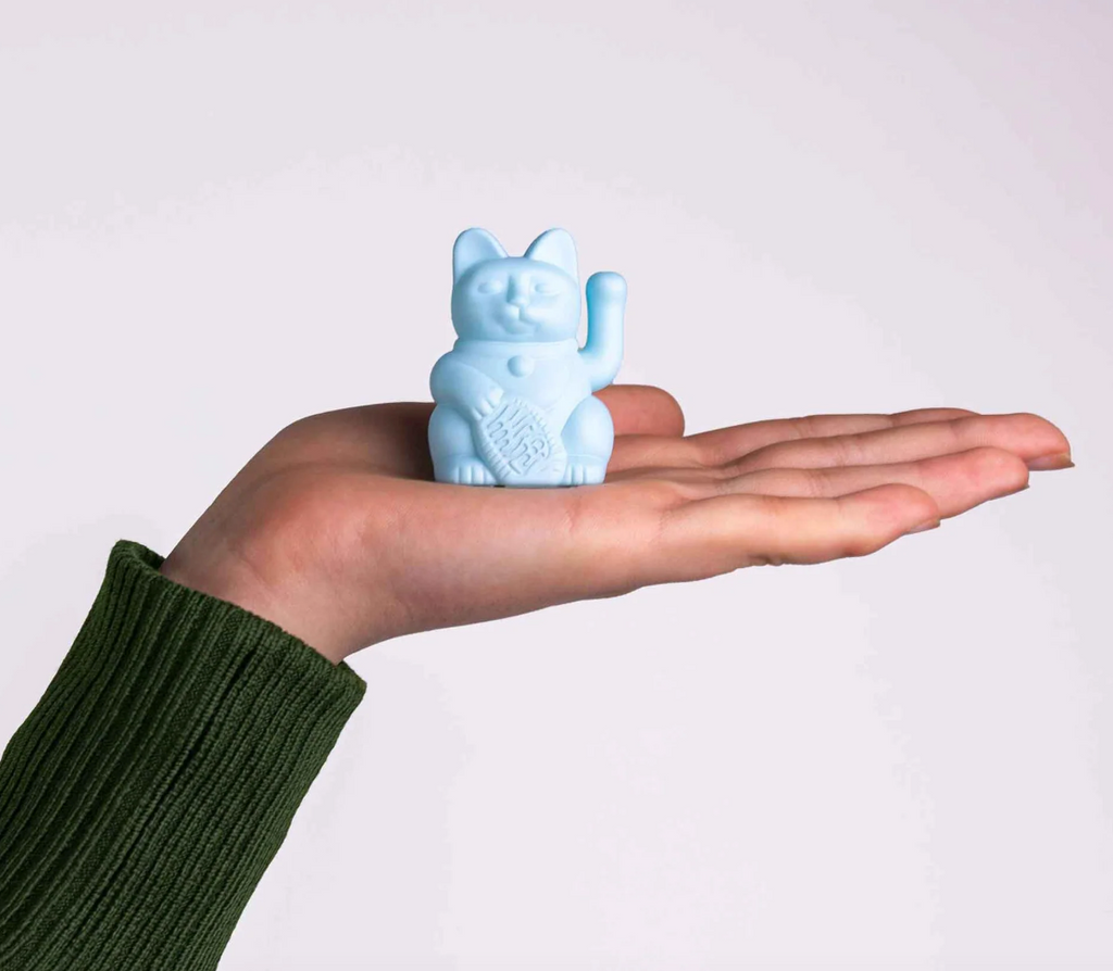 DONKEY Winkekatze Solar Blau