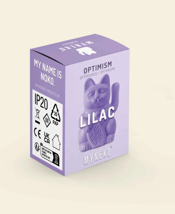DONKEY Winkekatze Solar Lila