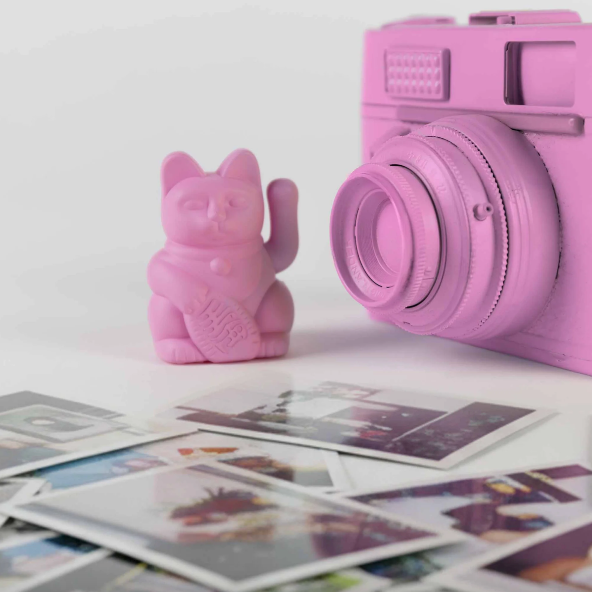 DONKEY Winkekatze Solar Hot Pink