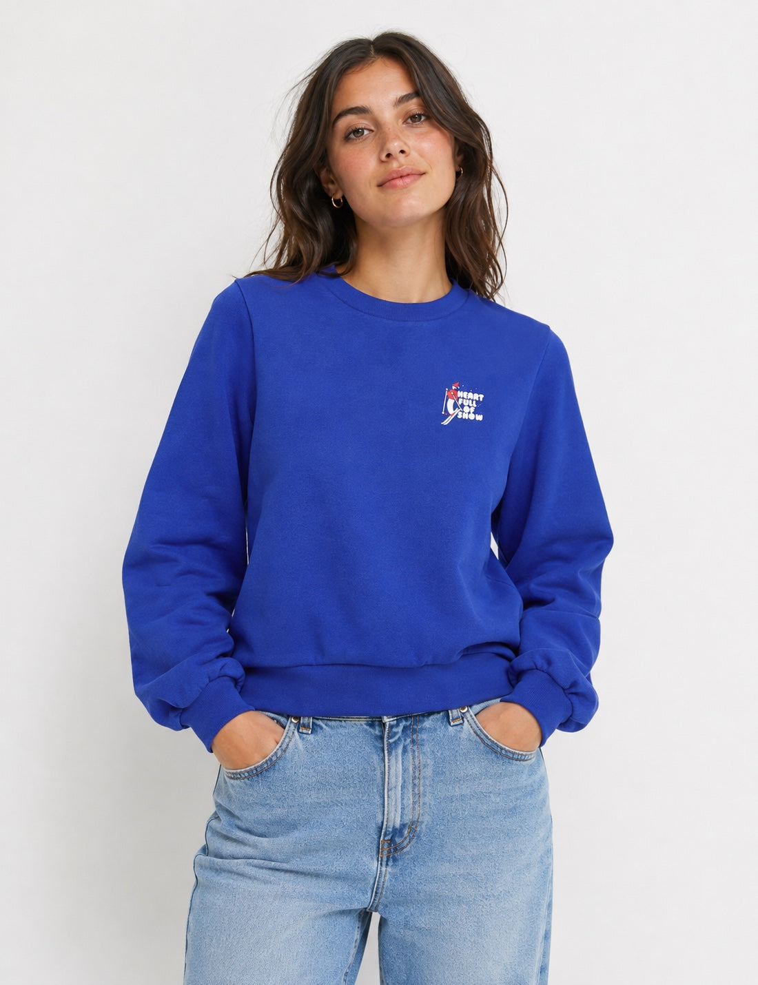 Mademoiselle Yeye Sweatshirt „Heart Full of Snow“