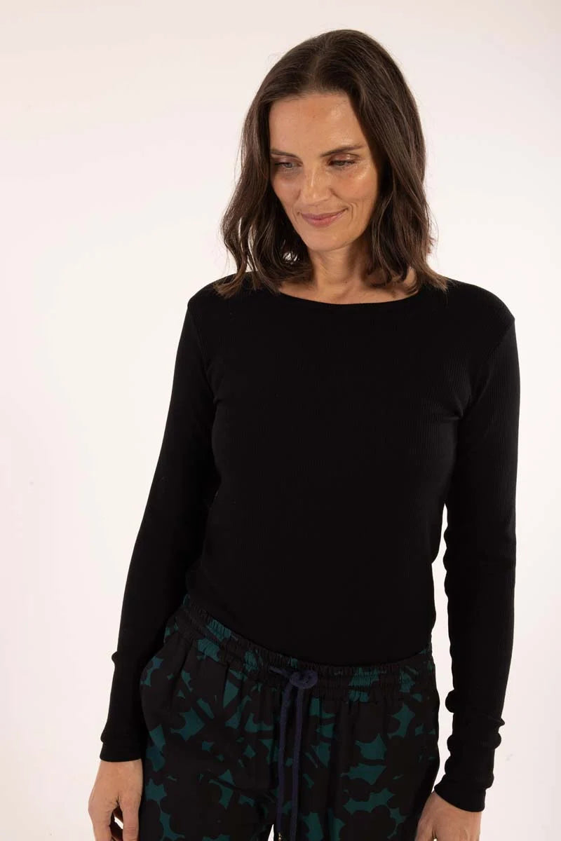 DANEFAE Shirt Danehero Ribbing black