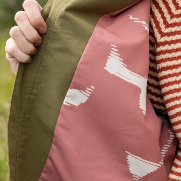 DANEFAE Jacke Danesculpture Midseason Olive
