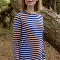 DANEFAE Shirt Danejubii Modal  Quail/Dk Blue