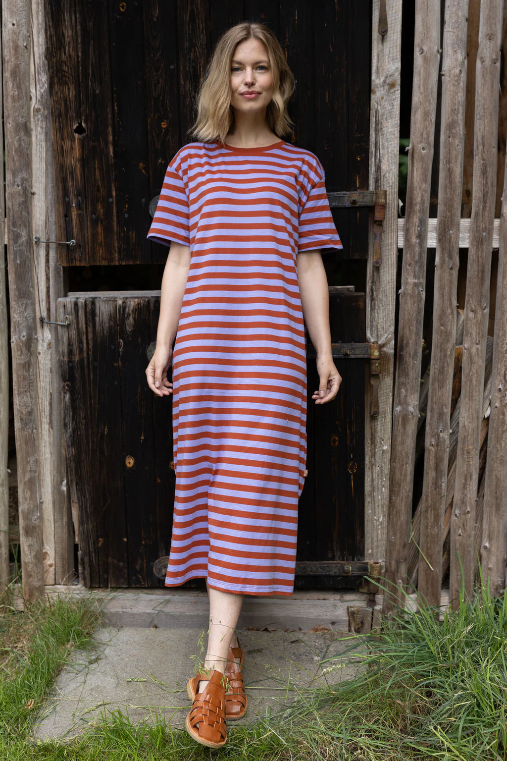 DANEFAE Kleid Danebasic Sweet Light Lilac/Chili