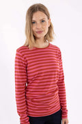 DANEFAE Shirt Danejubii Modal Tee Chili/Soft Cherry