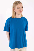 DANEFAE Shirt Danebasic Boxy Warm Blue