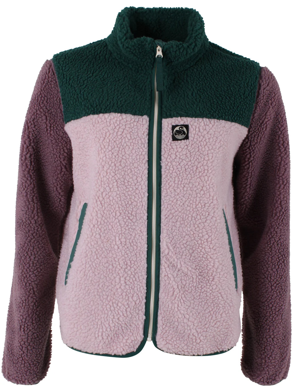 DANEFAE Danebirk Fleece Zip-Up Pink/lila