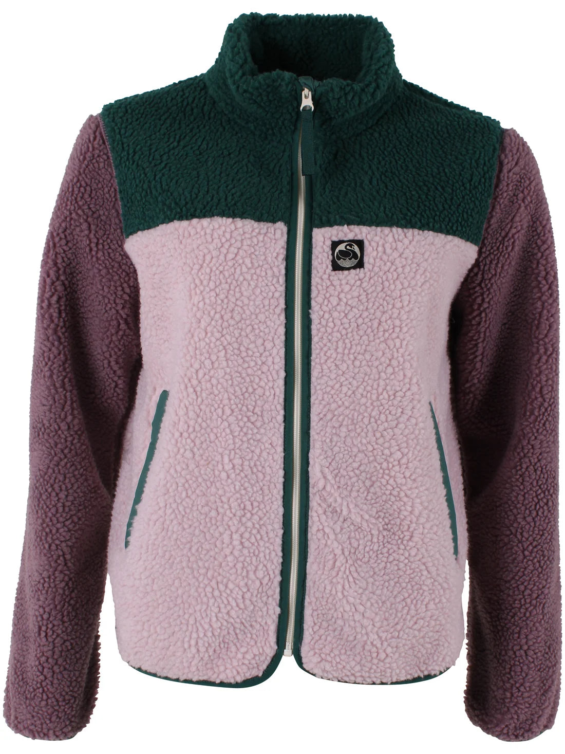 DANEFAE Danebirk Fleece Zip-Up Pink/lila