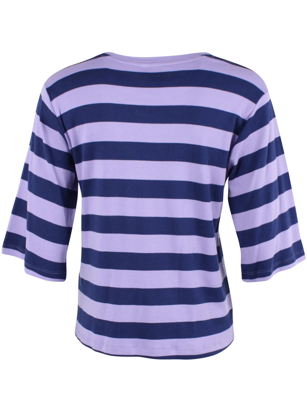 DANEFAE Shirt Daneglad Interlock Dk.Blue/Light Lilac