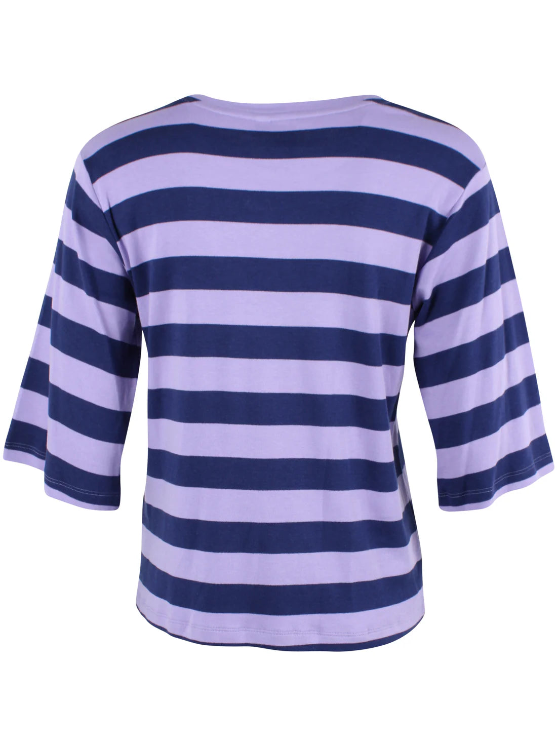 DANEFAE Shirt Daneglad Interlock Dk.Blue/Light Lilac
