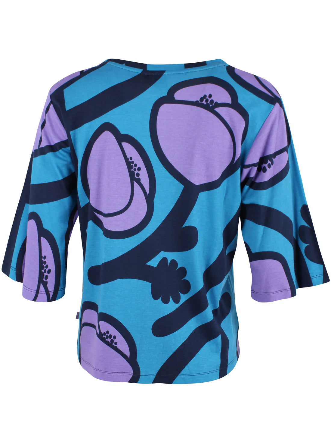 DANEFAE Daneglad Interlock Tee Faded Blue POPPY