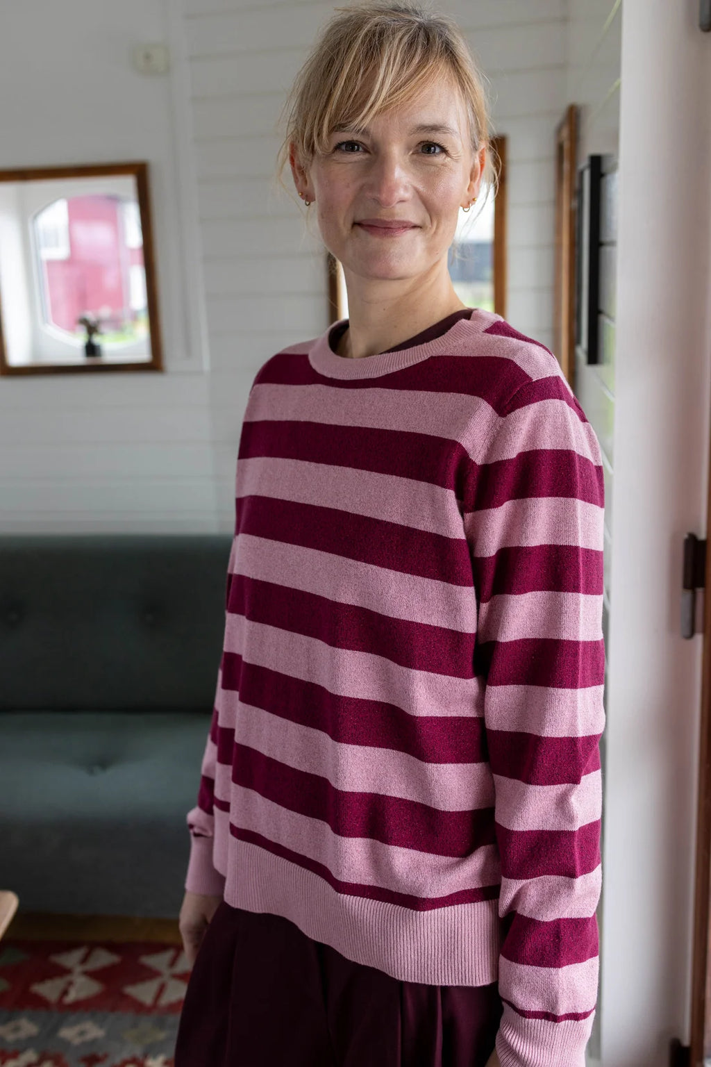 DANEFAE Daneletter Wool-Mix Glitter Sweater