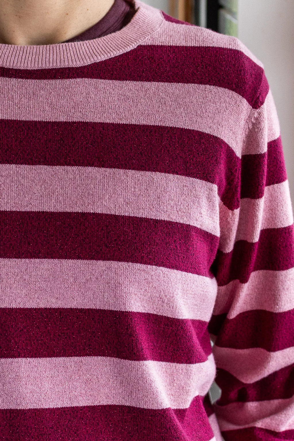DANEFAE Daneletter Wool-Mix Glitter Sweater