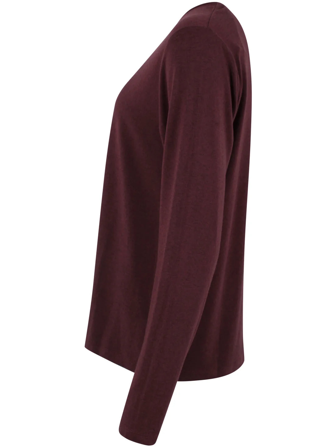 DANEFAE Danemerry Wool LS Tee Wine